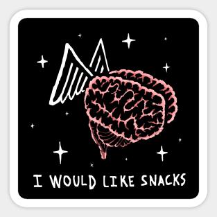 i would like snacks Sticker